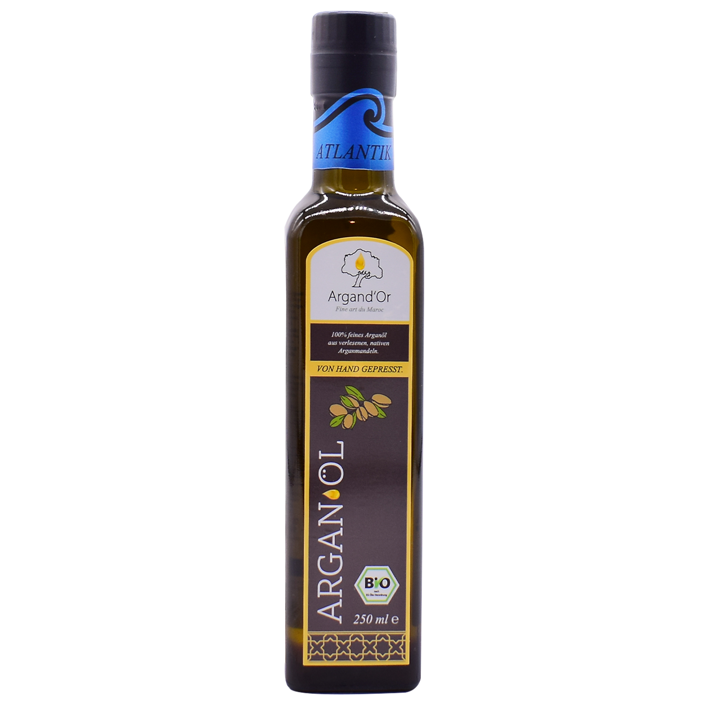 Bio-Arganöl Argand'Or Atlantik (Gourmet-Speiseöl, Region ATLANTIK) - nicht geröstet -250 ml