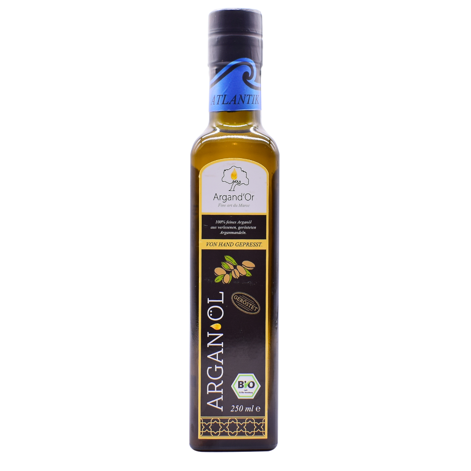 Bio-Arganöl Argand'Or Atlantik (Gourmet-Speiseöl, Region ATLANTIK) - geröstet -250 ml - Argandor