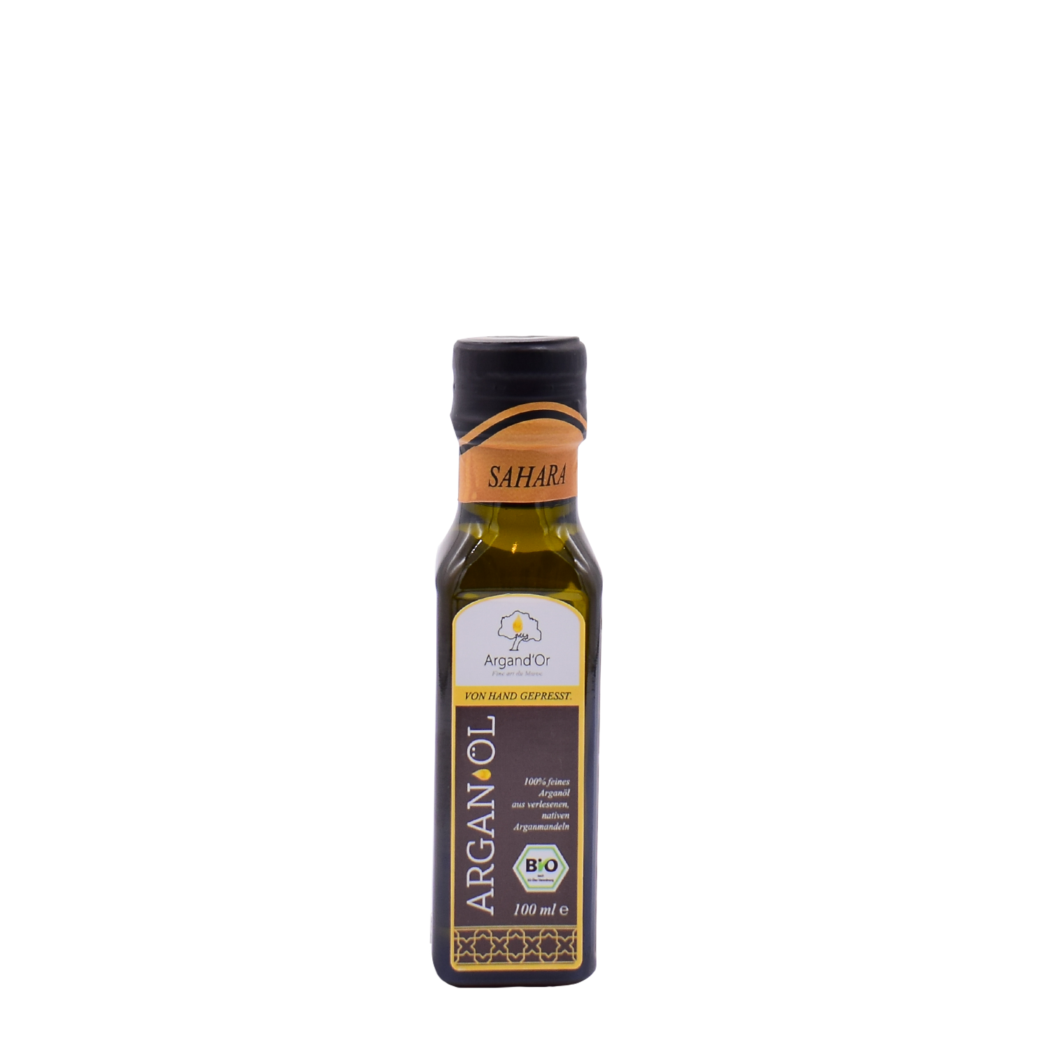 Bio-Arganöl Argand'Or Sahara (Gourmet-Speiseöl, Region SAHARA) - nicht geröstet -100ml