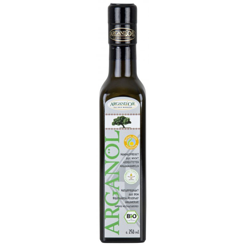 Bio-Arganöl Argand'Or Klassik Premium (Gourmet-Speiseöl)  - nicht geröstet - 250ml