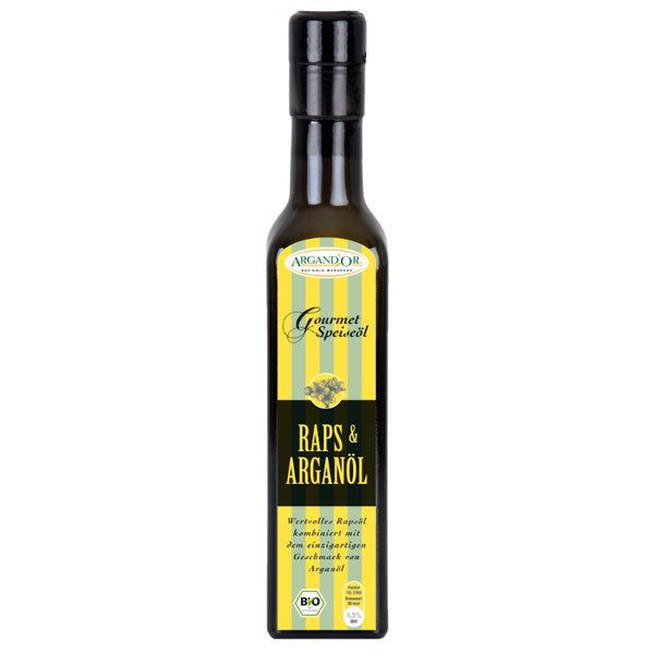 Rapps & Arganöl - Tafelfertige Bio-Ölkompositionen mit handgepresstem Arganöl